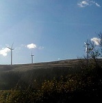 Picture of the windfarm at Beattock, taken from the M74, for Your Expert Witness story