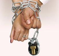 Your Expert Witness handcuffed together