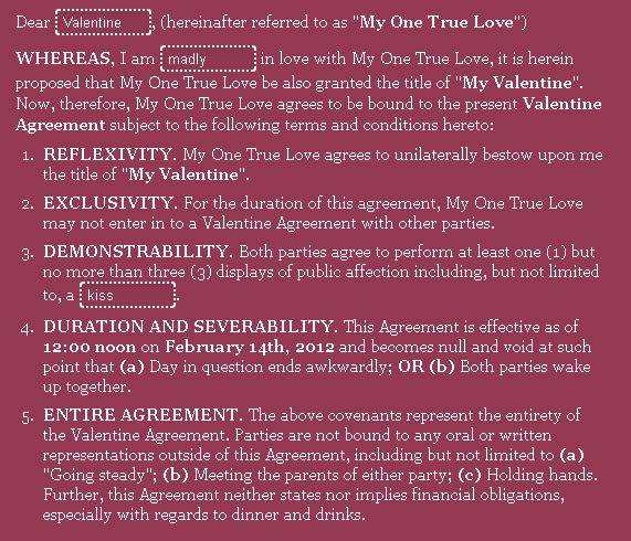 Expert Witness Valentine-contract