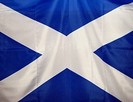 A Saltire to illustrate Scottish independence story in your Expert Witness