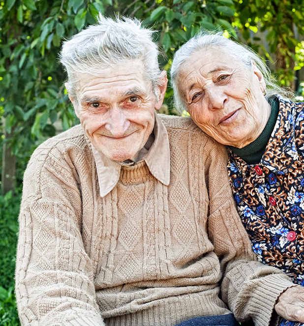 Pensioner couple